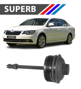 OTOZET Skoda SuperB 1.6 - 2.0 Dizel Yağ Filtre Kapağı 2008 - 2015