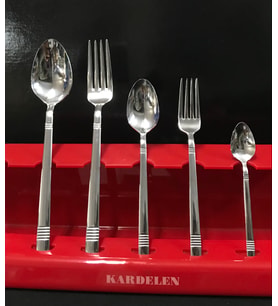 KARDELEN TURKUAZ 6 kişilik 30 parça kaşık çatal  set