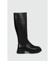 CASTLE BLACK CB-25900-1 KADIN DERİ ÇİZME SİYAH