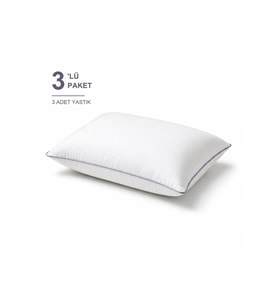Cloud Support Biyeli Yastık 3'li Paket 50x70 cm 1200 gr Boncuk Silikon Elya