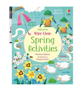 Wipe-Clean Spring Activities Usborne Publishing