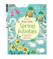Wipe-Clean Spring Activities Usborne Publishing