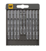 CAT DA06902 10 Parça Profesyonel Ahşap Hassas/Kaba/Düz/Kavisli Kesim Dekupaj Testere Ucu
