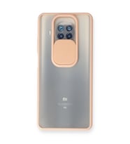Xiaomi Mi 10t Lite Kılıf Palm Buzlu Kamera Sürgülü Silikon - Pembe
