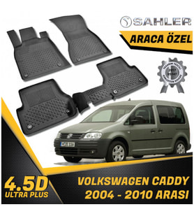 Volkswagen Caddy Havuzlu Paspas 4,5D Sahler 2004-2010 Arası