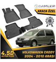 Volkswagen Caddy Havuzlu Paspas 4,5D Sahler 2004-2010 Arası