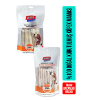 Warf Kuzu İşkembeli Munchy Çubuk (40'lı)  400 gr + Warf Kurutulmuş Dana Kuyruk 120 gr