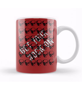 Rock in Roll  Fashion Kupa Bardak Porselen
