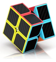 PROFESSIONAL 2X2 QY SPEED CUBE 2X2 CORBON FİBER CUBE VIP 2X2 ZEKA KÜPÜ 2X2 HIZ KÜPÜ 2X2 RUBİKS CUBE