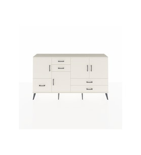 Arges Konsol 4 Raflı 5 Çekmeceli 4 Kapaklı 176x30x99 Aytaşı-Aytaşı