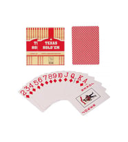 Kırmızı Jumbo Plastik Su Geçirmez Jumbo Blackjack iskambil Oyun Kağıdı cin385kr