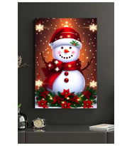 Noel Baba Yılbaşı Ürünü 2024 33x48 Poster Duvar Posteri Çift Taraflı Bant Hediye