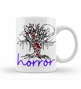 Horror Horror Horror Kupa Bardak Porselen