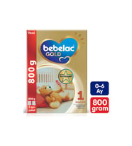 Bebelac Gold 1 Devam Sütü 800 gr 0-6 Ay