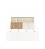 Arges Konsol 5 Raflı 3 Çekmeceli 2 Kapaklı 176x30x99 Aytaşı-Çam/Aytaşı