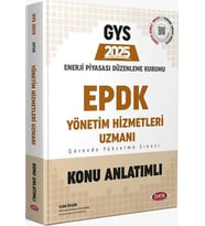 2025 GYS Enerji Piyasası Düzenleme Kurulu Konu Anlatımlı Data Yayınları