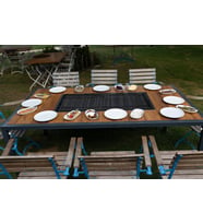KLASİK RESTAURANT MODELİ MANGALLI MASA (Ahşap)
