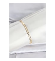 Mey İthalat® CM 14K Gold Renk Halka Zincir Model Kadın Bileklik