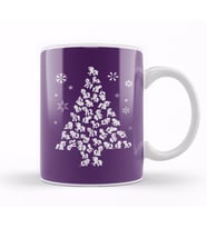 My Little Pony Christmas Tree Silhouette Kupa Bardak Porselen