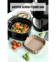 Bütün Airfryerlere Uyumlu Vizon Silikon Pişirme Kabı