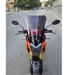 MOTOCAM Arora ARS 200 Ön Cam 2022-2026 Model 46cm Siyah Renkli 4mm