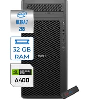 Dell Pro Max Tower T2 Ultra 7 265 32GB Ddr5 512GB SSD 4GB/A400 Windows 11 Pro 360W Masaüstü Iş Istasyonu FCT2250A400P09 + Zettausb