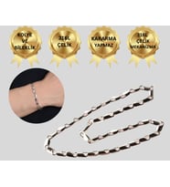 Çelik Papağan Zincir Erkek Kolye Ve Bileklik Set Kararmaz Çelik Kolye Çelik Zincir Kolye (Model 1)