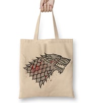 Winter İs Coming Bez Çanta Uzun Saplı