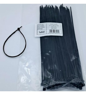 Cırt 2,5mm X 200mm Kablo Bağı İthal Siyah (100 Adet)