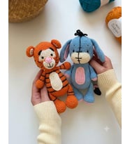 EL ÖRGÜSÜ UYKU ARKADAŞI TİGGER VE EYORE (ORGANİK OYUN ARKADAŞI)