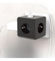 Mcg® Isıya Dayanıklı Termal Akım Korumalı ve Çocuk Korumalı 3 Priz Girişli 3 USB Girişli Küp Priz