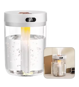 Ayt Powermaster 3W H20 Hava Nemlendirici Çift Püskürtmeli Oda Nemlendirme Cihazı 750 Ml Hazneli