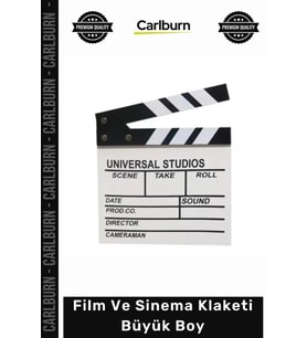 Özel Üretim Profesyonel Reji Ekipmanları Dekoratif Hediye Ahşap Film Sinema Klaketi Büyük Boy