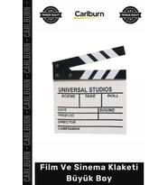 Özel Üretim Profesyonel Reji Ekipmanları Dekoratif Hediye Ahşap Film Sinema Klaketi Büyük Boy