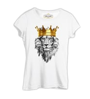 Aslan - The King Beyaz Kadın Tshirt