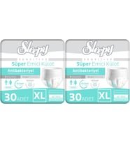 Sleepy Hasta Bezi Yetişkin Emici Külot XL - Ekstra Büyük - Extra Large 60 Adet (2PK*30)