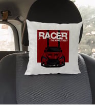 BK Gift Racer Tasarımlı Kare Araç Koltuk Yastığı-1