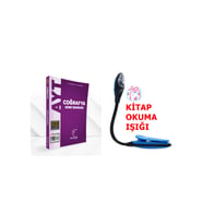 Karekök Yayınları AYT Coğrafya Soru Bankası + Kitap Okuma Işığı Hediye (Çok Renkli)