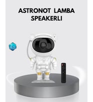 Northcity Astronot Şekilli Galaxy Projeksiyon Lambası - Nebula Efektli Dekoratif Lamba