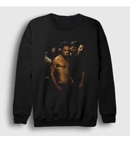 Presmono Unisex Siyah Tyler Durden Film Dövüş Kulübü Fight Club Sweatshirt 244878tt