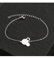 Mickey Mouse Gümüş Bileklik 925K
