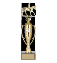 ODAK KUPA - Figürlü Kupalar - At / Binici Figürlü Kupalar FG-025 A - 36 cm