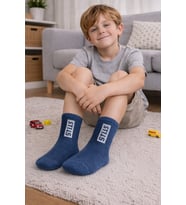 Style Yazılı Erkek Çocuk Soket Çorap (Lacivert)