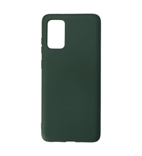 Galaxy S20 Kılıf Nano Içi Kadife Silikon - Koyu Yeşil