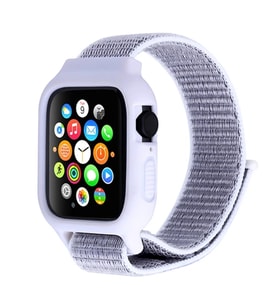 Ally Apple Watch 6-SE-5-4 44mm / 3-2-1 42mm Kayış Kordon Kılıf Silikon-(5775)