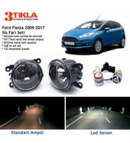 Fiesta 2009-2017 Beyaz Led Xenon Sis Farı Seti