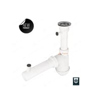 TASLI LÜKS SİFON – ÇİFT ÇAMAŞIR MAKİNESİ GİRİŞLİ, KOKU ÖNLEYİCİ