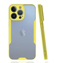 Durukar® iPhone 14 Pro Max Kılıf Platin Silikon - Sarı