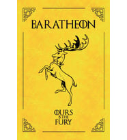 Baratheon Geyik Armalı Kupa Bardak – Sarı Siyah Fantastik Tasarım