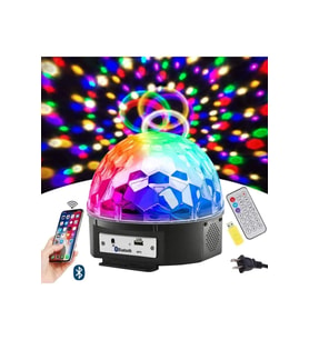 Led Cristal Sihirli Küre Bluetooth'lu Uzaktan Kumandalı Mp3 Çalarlı Parti Ve Disko Topu 30w